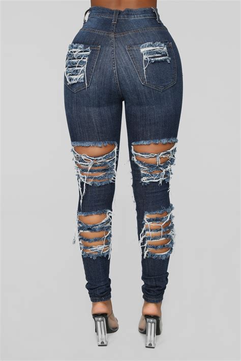 denim top fashion nova|fashion nova distressed jeans.